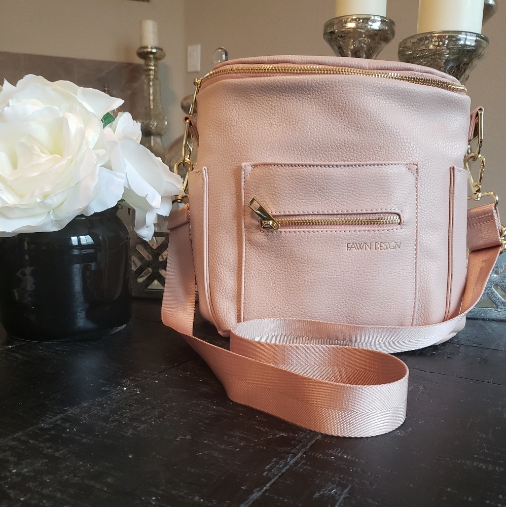 Blush Pink Fawn Design Bag